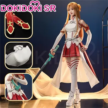 IN STOCK Yuuki Asuna Asada Shino Shoes Anime Sword Art Online Cosplay DokiDoki-SR Women Yuuki Asuna Undine Healer SAO Cosplay