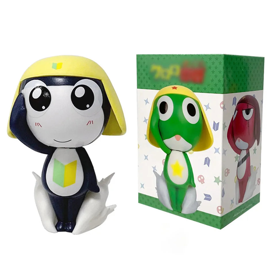 New Style "KERORO" Anime Peripheral: Sergeant, Private Second Class & Corporal Robot Alien Figurine, Gift & Collection Item