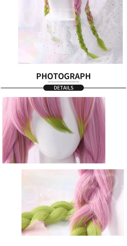 IN STOCK Tanjirouu Nezukoo Zenitsuu Mitsurii Shinobu Akazaa Wig Cosplay AnimeDokiDoki Women Tamayoo Hairpin Demon Free Wig Cap