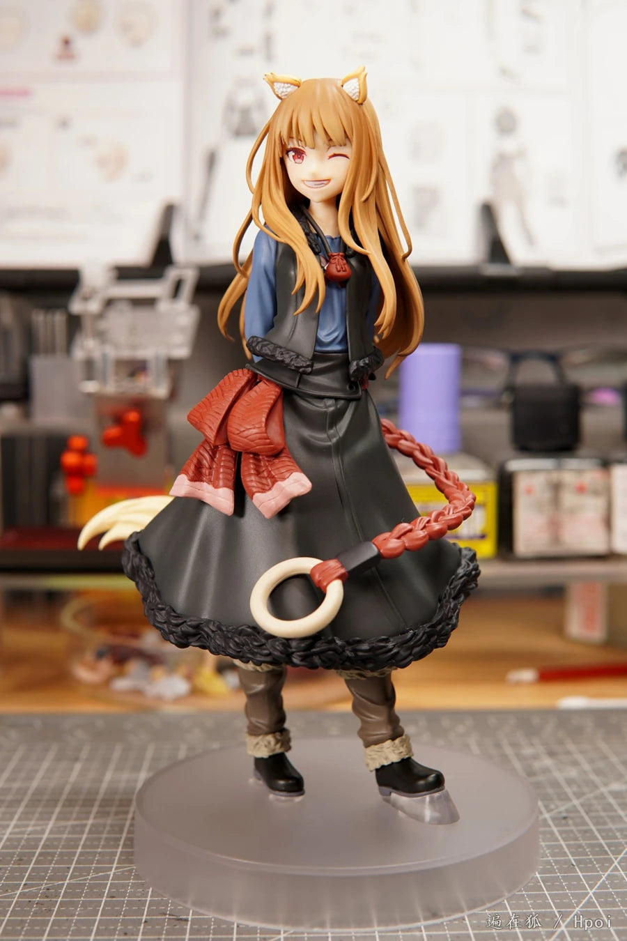 17cm Spice and Wolf: MERCHANT MEETS THE WISE WOLF Anime Figure Wolf Holo Action Figure PVC Adult Collection Model Doll Toys