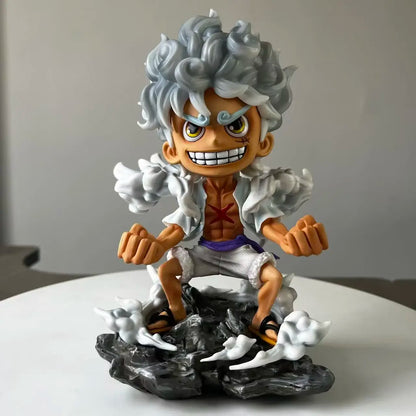 22cm One Piece Luffy Anime Figure Sun God Nika Gear 5 Luffy Figurine Pvc Action Model Statue Collectible Desk Decor Toy Gifts
