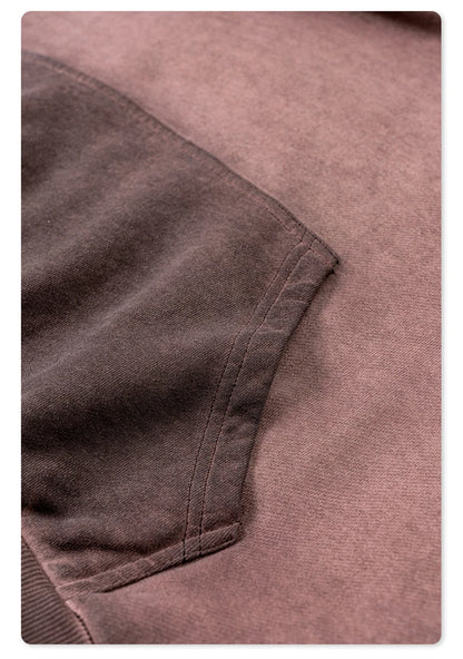 ZODF New Autumn Women Washed Crop Hoodies Female Girls Solid 380gsm Cotton Short Hooded Coats Streetwears HY0942