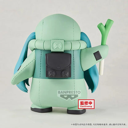 In Stock Banpresto Gundam 45Th Anniversary Hatsune Miku Ms 06F Zaku [Hatsune Miku Ver.pvc 15Cm Anime Action Figures Model Toys