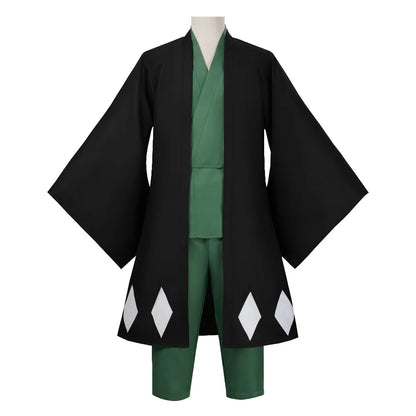 Bleach Urahara Kisuke Cosplay Costume Set Polyester Adult Unisex