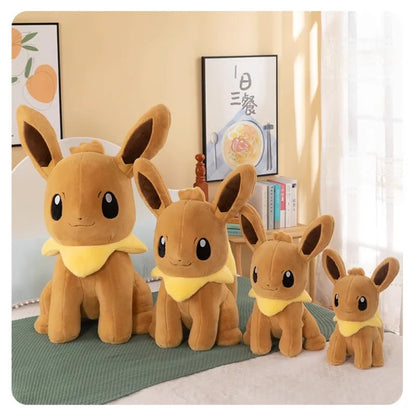 40/50/70CM Big Size Pokémon Eeveelutions Plushies Anime Stuffed Toy Cartoon Comfortable Soft Doll Ornament Bolster Gift for Kid