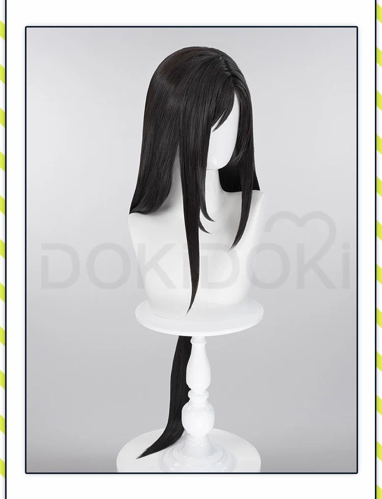 IN STOCK Tifa Lockhart Venat Wig Game FF Cosplay DokiDoki Long Black Hair Tifa Venat Cosplay Ear Clips ReMark