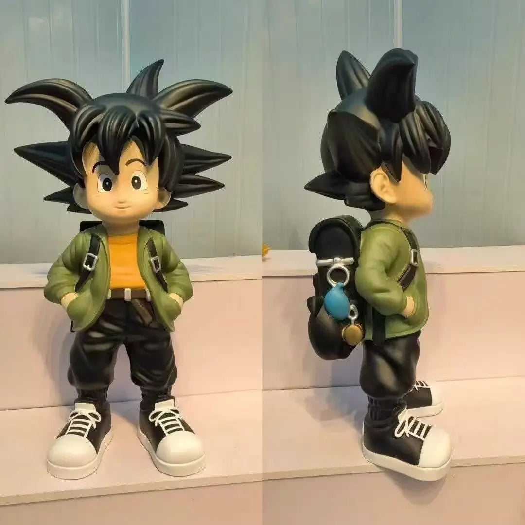 Dragon Ball Anime Figurine 80CM Action Figure Large Garage Kit Cartoon Wukong GK Resin Model Children's Toys Collection Gift