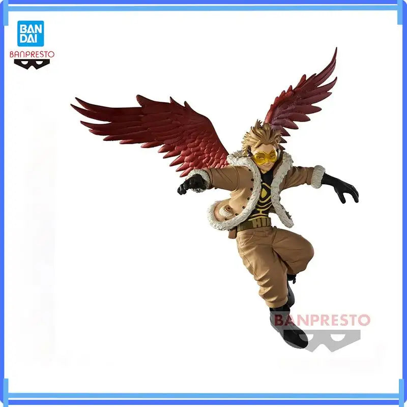 Bandai Original In Stock Banpresto The Amazing Heroes My Hero Academia Hawks Anime Figure Model Ornaments Boxed Toys