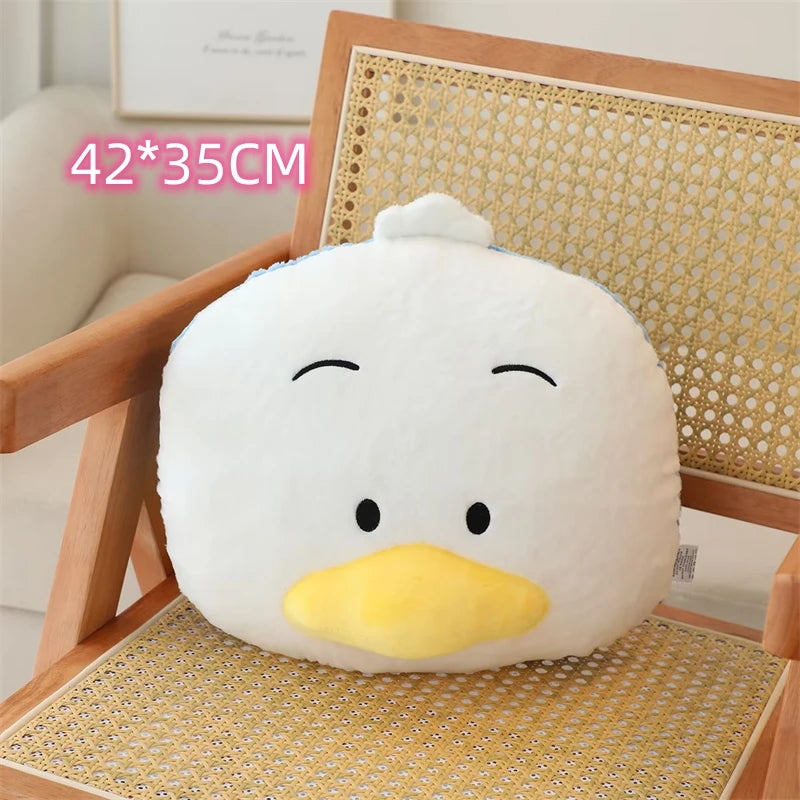 Kawaii Sanrio Plush Throw Pillow Pillow Blanket Pekkle Plush Doll Cute Anime Plush Doll Toys Gifts For Girls