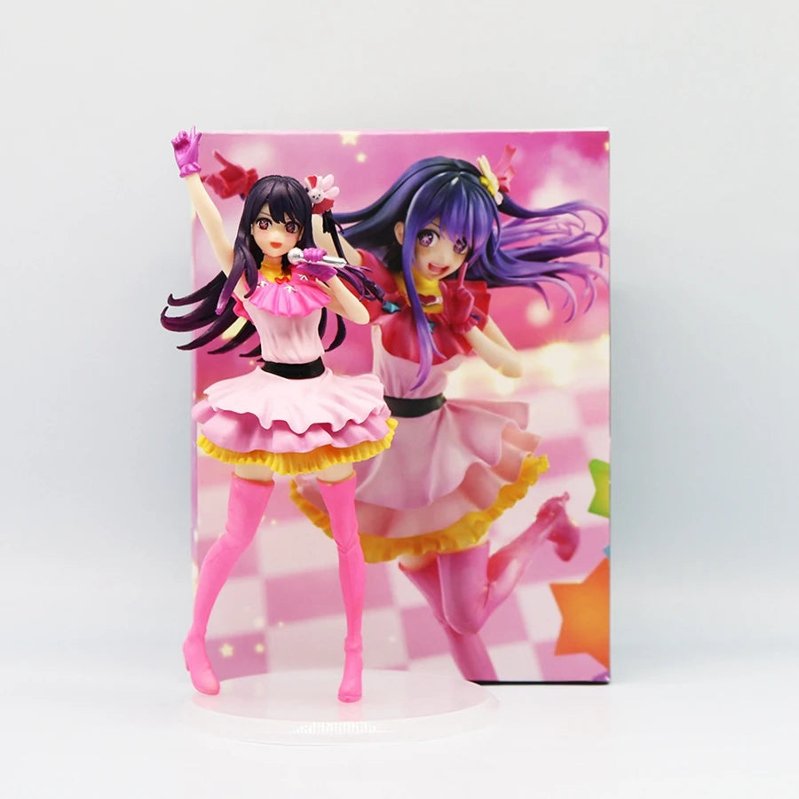 21cm [OSHI NO KO] Anime Figure Idol Singer Hoshino Ai Action Figure Kawaii Star Arima Kana Figurine PVC Collection Model Toys