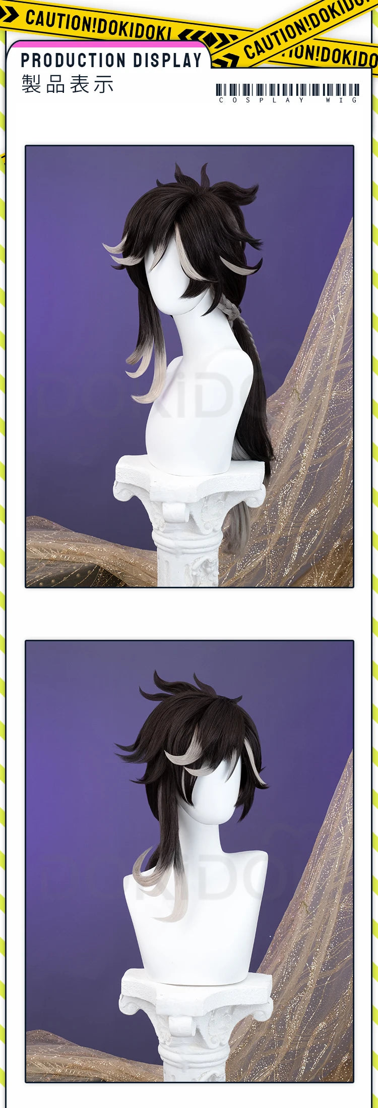 IN STOCK Sethos Wig Game Genshin Impact Cosplay Wig DokiDoki Sumeru New Character Sethos Cosplay Men 70cm Hair Free Wig Cap