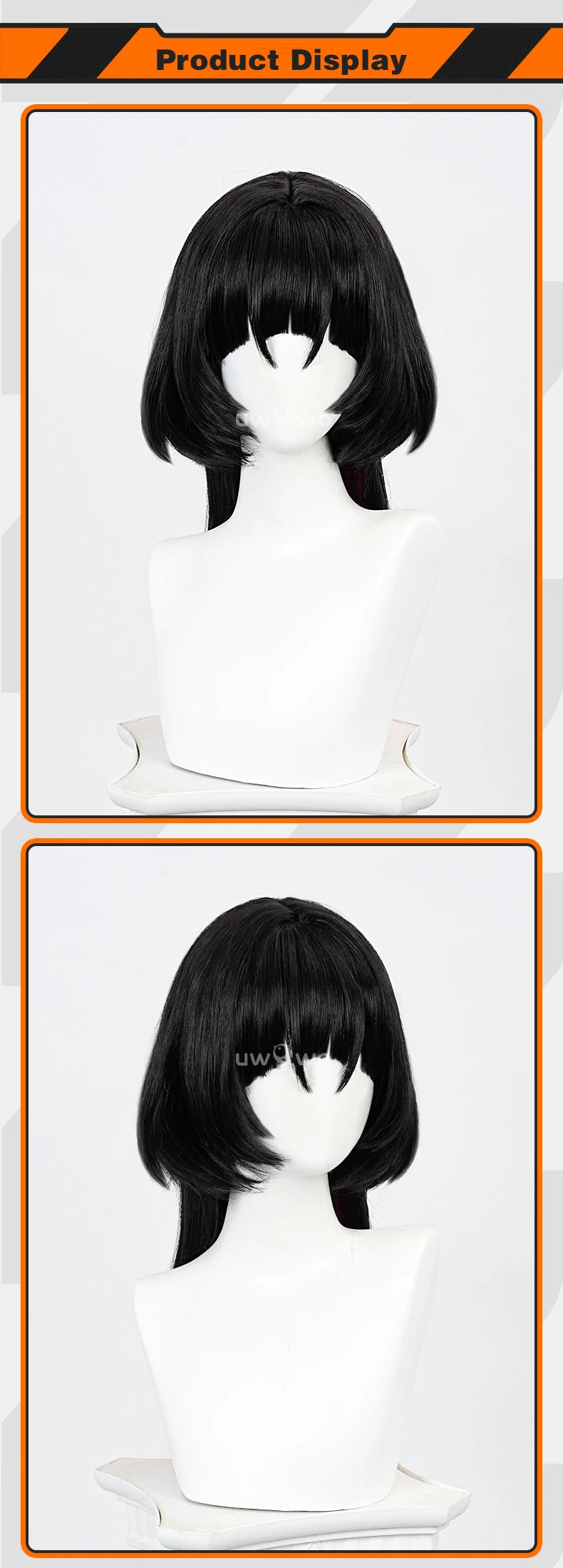UWOWO Jane Doe Wig Game Zenless Zone Zero Cosplay/ZZZ Cosplay Jane Doe Cosplay Wig