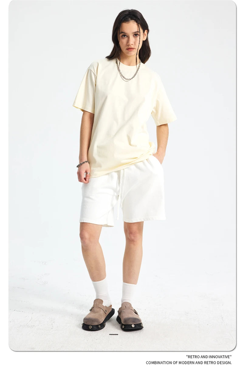 ZODF Fashion 2025 Summer Men Sorona T-Shirts Unisex Casual Cool Feeling Quick Dry O Neck 245gsm T Shirt Brand Tees HY1032