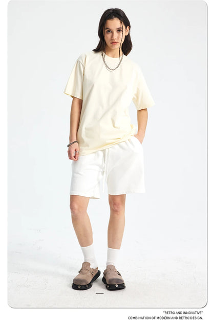 ZODF Fashion 2025 Summer Men Sorona T-Shirts Unisex Casual Cool Feeling Quick Dry O Neck 245gsm T Shirt Brand Tees HY1032