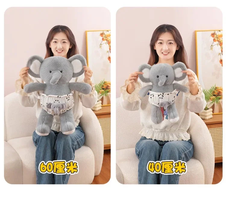 Creative Run Fast Series Plush Toys Cartoon Stuffed Animals Soft Nappies Huggies Elep Cute Wolf Babys Appease Pillow Kid Gifts