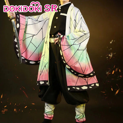 Shinobu Cosplay Costume Anime DokiDoki-SR Women Uniform Shinobu Cosplay Haori Women Halloween Costume