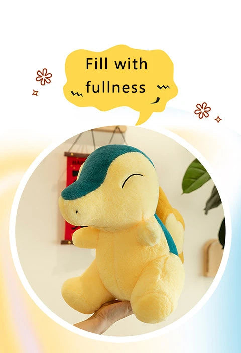 35/75cm Cyndaquil Pokemon Plush Toys Large Anime Doll Pillow Cartoon Feurigel Pokémon Plushie Stuffed Gift for Kids Christmas