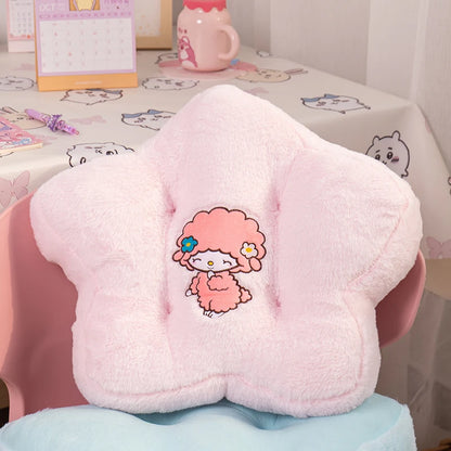 Sanrio Thickened Sitting Cushion Chair Floor My Melody Cinnamoroll Seat Cushion Cartoon Japanese Style Back Cushion Girl