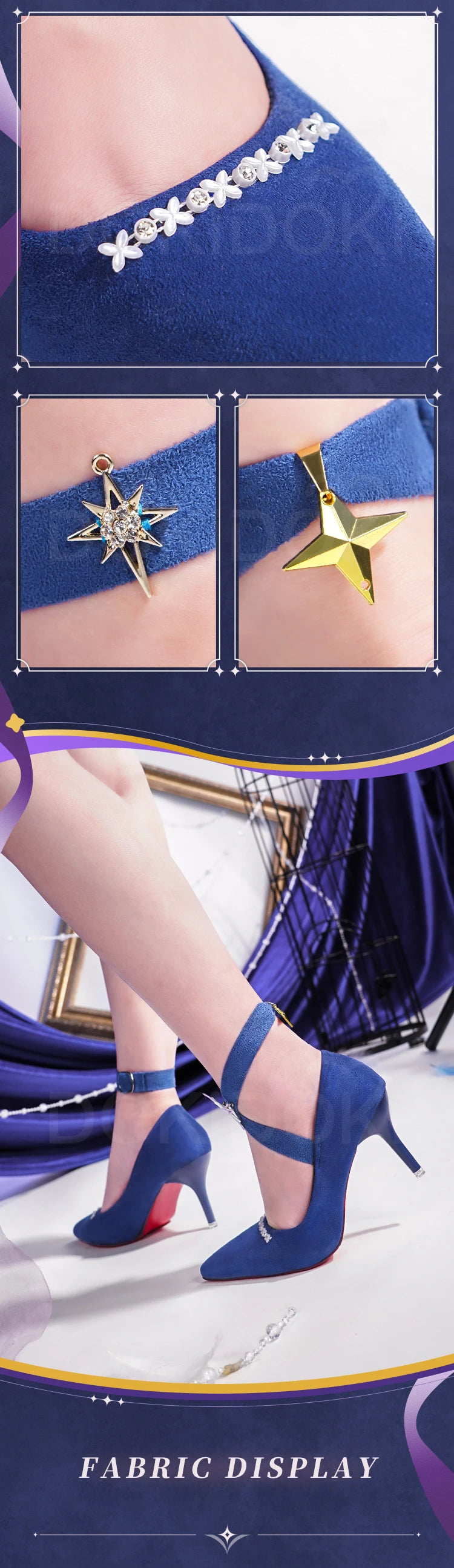 IN STOCK Cipher The Herta Aglaea Sunday Robin Aventurine Cerydra Shoes Cosplay Game Honkai: Star Rail DokiDoki-SR HSR