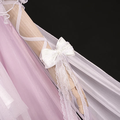 Genshin Impact Columbina Cosplay Costume Wig Dress FES 2026 Skin The Damselette Eleven Fatui Harbingers Halloween for Women Girl