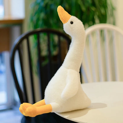 32-90cm Cute Duck Plush Toy Stuffed Animal Big Goose Dolls Large Soft Sleeping Hug Pillow Girl Xmas Birthday Gift