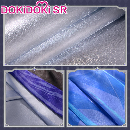 Skirk Cosplay Costume Game Genshin Impact【S-2XL】DokiDoki-SR Skirk Wig Women Halloween Costume Plus Size