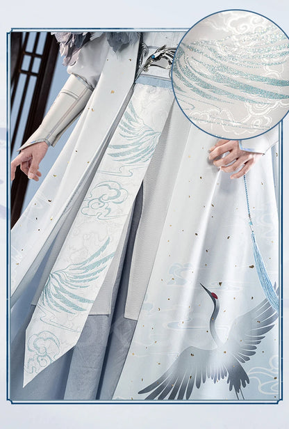 【Official】IN STOCK Lan Wangji Wei Wuxian Doujin Cosplay Costume Anime Dao Mo To Shi DokiDoki-SR Men Winter Halloween Costume