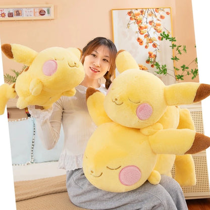 40/70cm Cartoon Large Pikachu Pillow Pokemon Plush Toys Doll Cute Ornament Stuffed Plushie Pikachued Pokémon Gift for Children