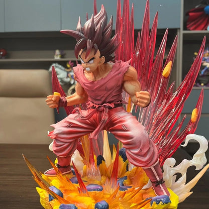 38cm Dragon Ball Z Kaiouken Goku PVC Action Figure Anime Model Toy Gift