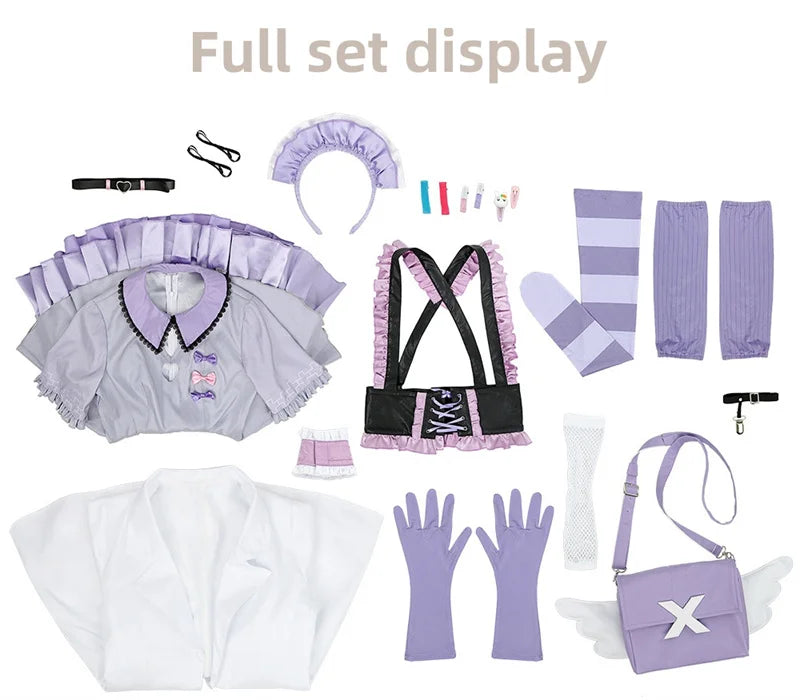 Sukoya Kana Cosplay Costume Set Asian Size Polyester