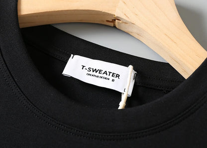 2025 Autumn New American Retro Long Sleeve O-neck Solid Color T-shirt Men's Fashion Simple 95% Cotton Washed Casual Sport Tops