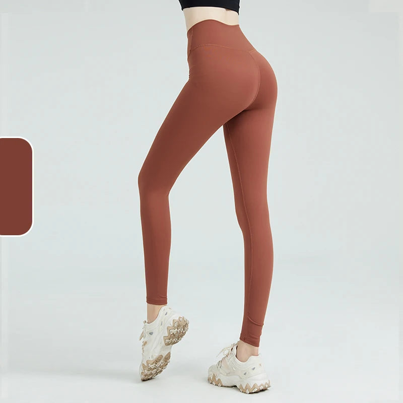 2025 Codex Seamless Yoga Leggings Women’s Sports Tights Gym Workout Fitness Pants Athletic Wear - Bronze / S