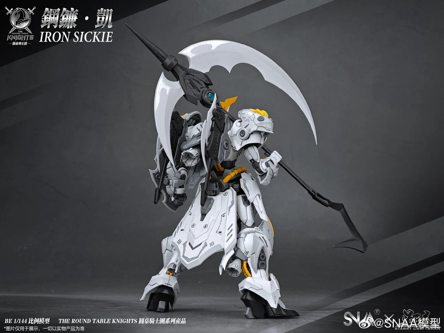 In Stock SNAA Iron Sickle Kay 1/144 Assembly Model Kit The Round Table Knights Action Figurine Model Toy Robot Mecha Gift