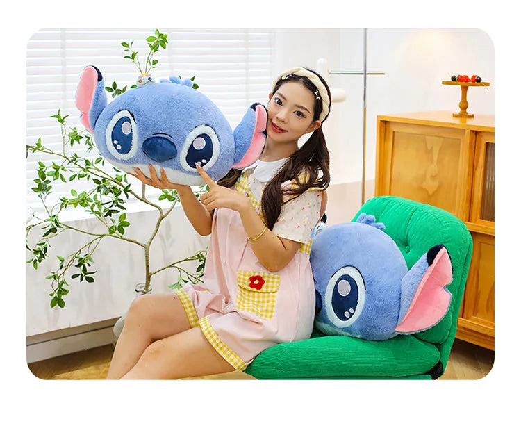 40x80cm Big Size Stitch Disney Anime Plush Stuffed Doll Cartoon Room Decoration Plush Pillow Children's Holiday Gift