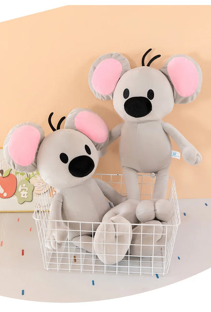 Cute Garfield Xiao Zhi Plush Toy Lovely Squeaky Mouse Stuffed Animal Cartoon Keychain Gift for Kids Birthday Xmas Present Soft