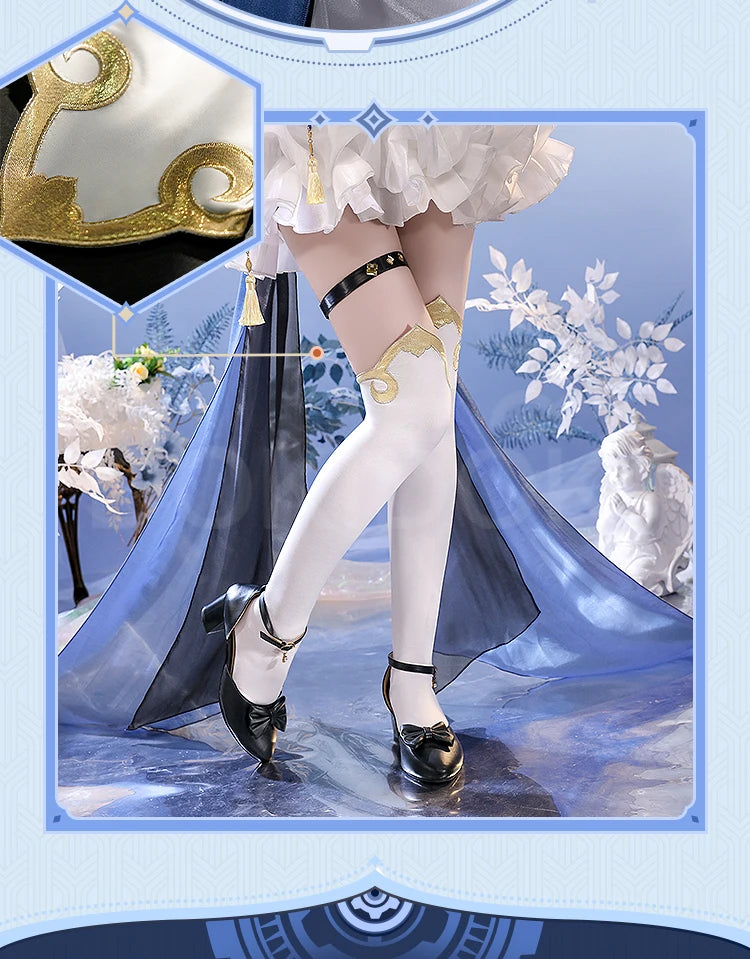 Furina Focalors Doujin Cosplay Costume Game Genshin Impact DokiDoki-SR Fontaine Furina Alice Women Cute Doujin Dress