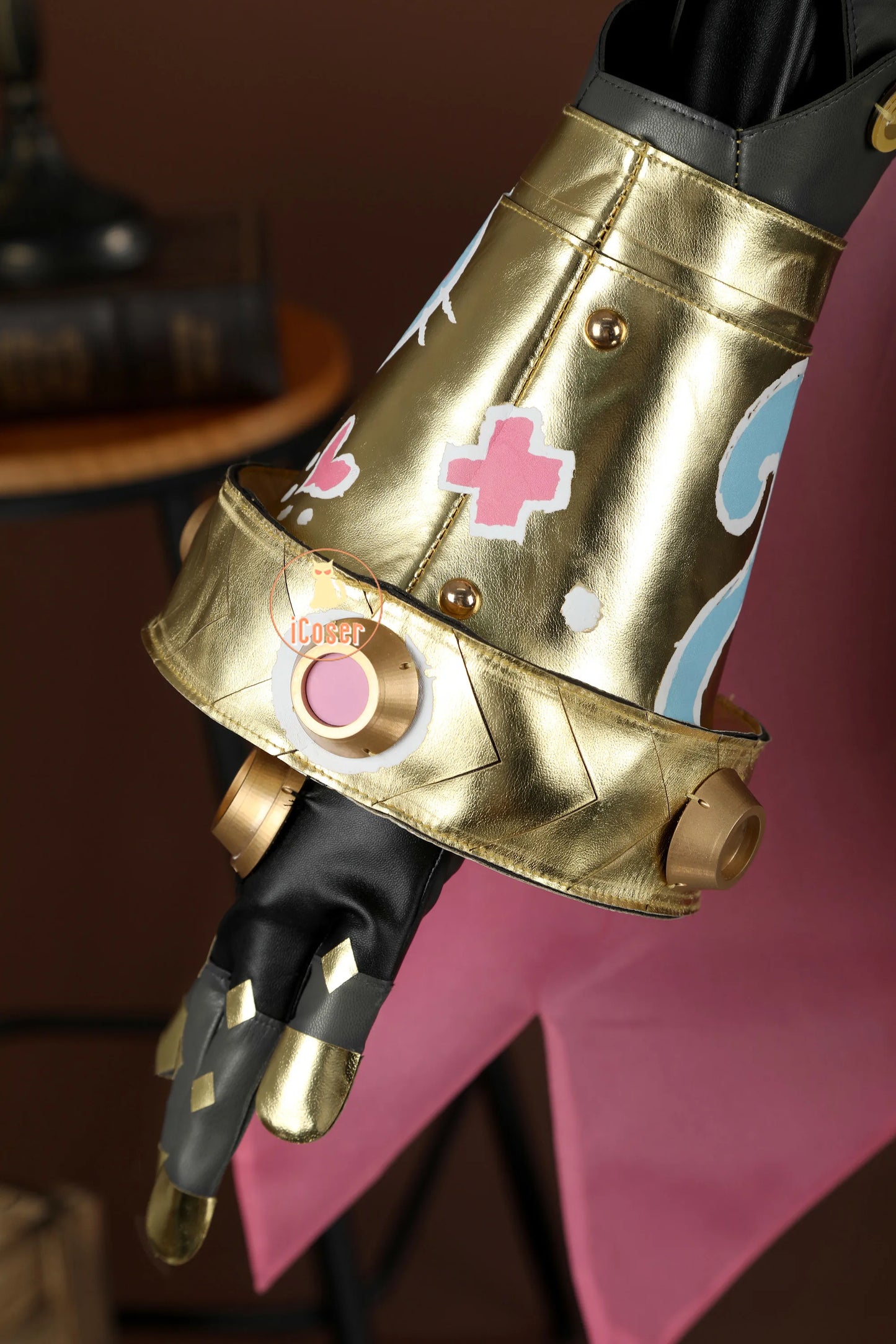 Genshin Impact Jahoda Cosplay Costume Wig Uniform Cloak Hat Glasses Headwear Outfit Halloween Party for Women Girls Props iCoser