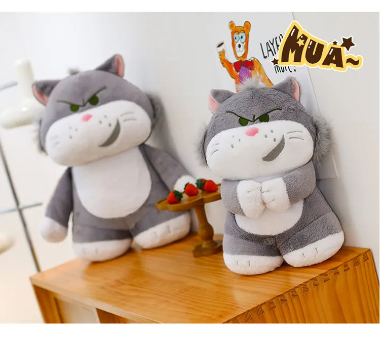 35/50/60cm Big Size Lucifer Disney Anime Plush Stuffed Doll Kawaii Room Decoration Plushie Children Pillow Ornament Holiday Gift