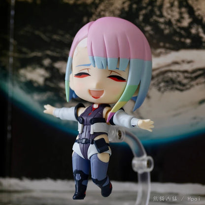 10cm Cyberpunk：Edgerunners Anime Figure #2109 Super Hacker Lucy Action Figure David Martinez Figurine Collection Model Doll Toys