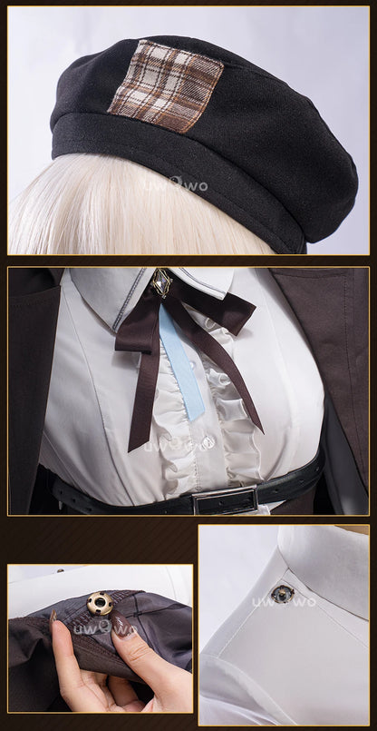 IN STOCK UWOWO Traveler Lumine Cosplay Game Genshin Impact Traveler Lumine Detective Cosplay Costume Halloween Costumes