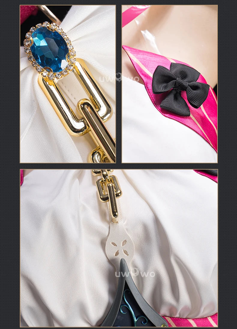 IN STOCK UWOWO Carlotta Cosplay Game Wuthering Waves WuWa Carlotta Montelli Cosplay Costume Halloween Costume