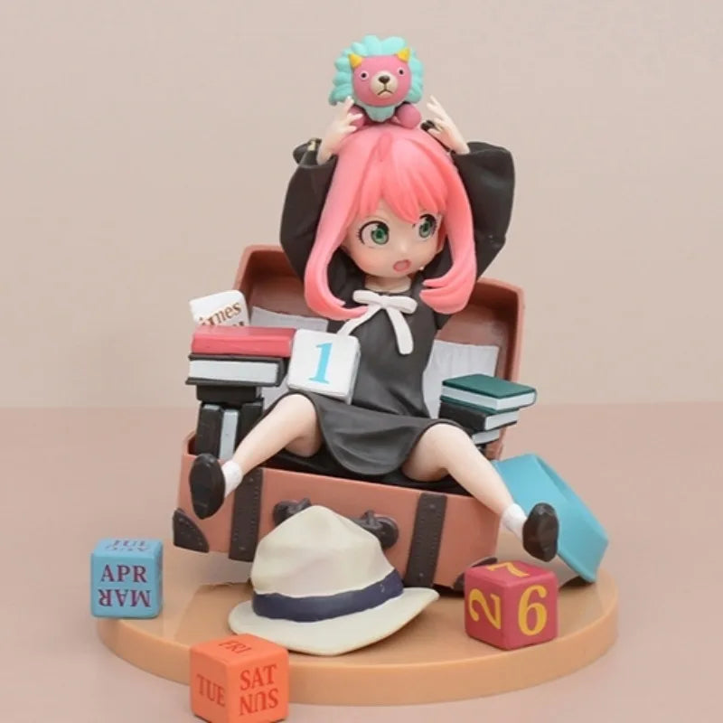 Manga Spy Family Action Figure Sport Student Forger Anya Model Cute Football Figurine Toy PVC Collectible Ornament Birthday Gift