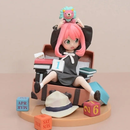 Manga Spy Family Action Figure Sport Student Forger Anya Model Cute Football Figurine Toy PVC Collectible Ornament Birthday Gift