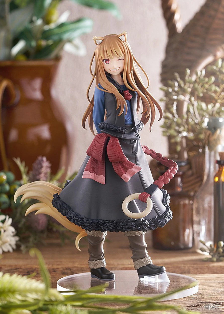 17cm Spice and Wolf: MERCHANT MEETS THE WISE WOLF Anime Figure Wolf Holo Action Figure PVC Adult Collection Model Doll Toys