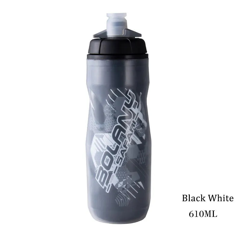 Bolany 600ml Mountain Cycling Water Bottle PP5 Double-Layer Insulated Leak-Proof Outdoor Sports Cup
