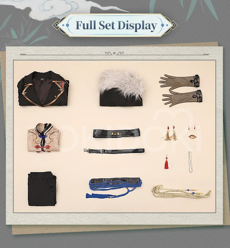 Blade Doujin Cosplay Costume Game Honkai: Star Rail Cosplay DokiDoki-SR Men Costume Blade Doujin The Warrior Cosplay