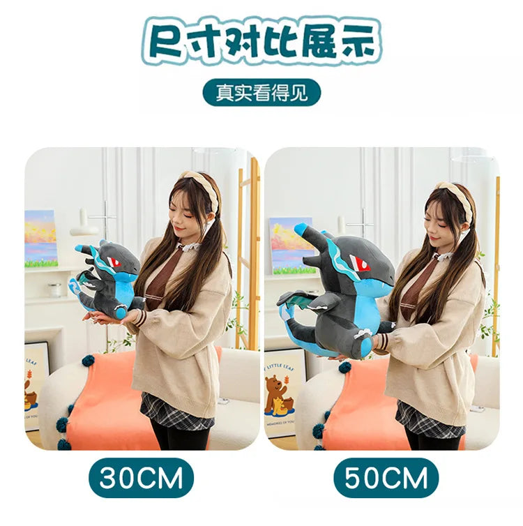 80cm Super Big Size Pokemon Charizard Anime Plush Stuffed Doll Room Decoration Plushies Children's Pillow Kawaii Ornaments Gifts