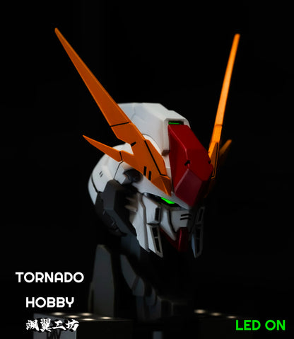 TORNADO HOBBY Studio XI RX-105 Head Carving 1/144 1/72 Sky Defender Assembly Model Kit Toy GK Model Mecha Head Accessory Gifts