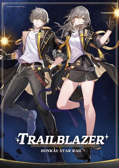 IN STOCK Trailblazer Stelle/Caelus Cosplay Game Honkai: Star Rail Cosplay【S-3XL】DokiDoki-N Trailblazer Costume Shoes Plus Size