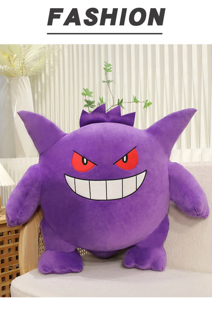 20/40/60cm Gengar Pokemon Anime Plush Toys TAKARA TOMY Cartoon Doll Soft Pokémon Plushie Pillow Stuffed Gift for Children Kawaii